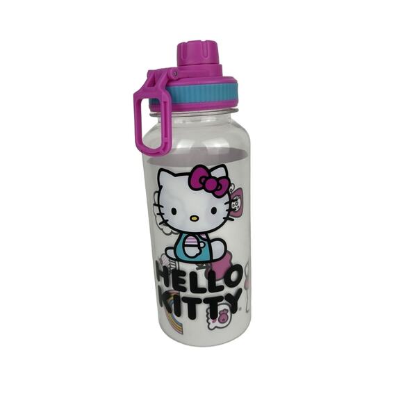 Hello Kitty Icons 32-Ounce Water Bottle and Sticker Set by Sanrio - Picture 1 of 7